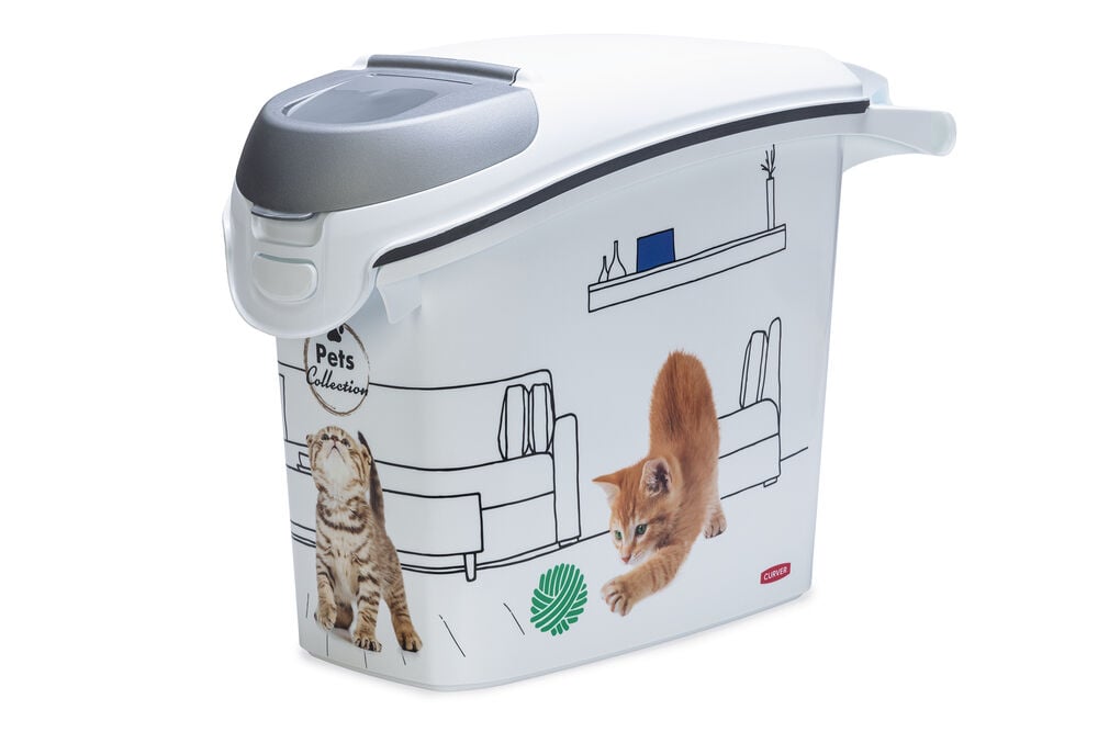 Curver Kat - Voercontainer - 15 l - Wit Curver Kat - Voercontainer - 15 l - Wit