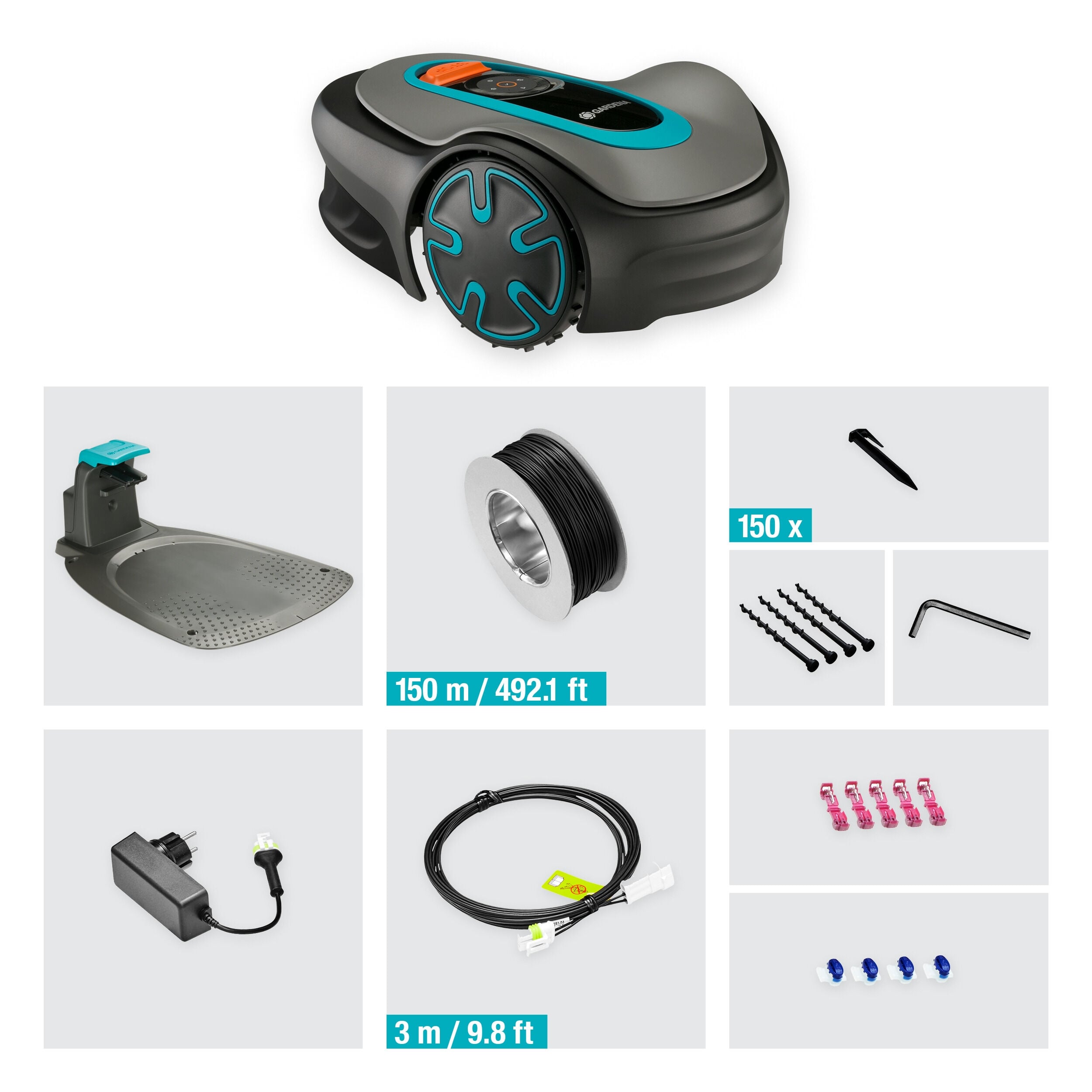 Gardena Smart Sileno Sense 400 - Robotmaaier - 400 m2 - Inclusief accu