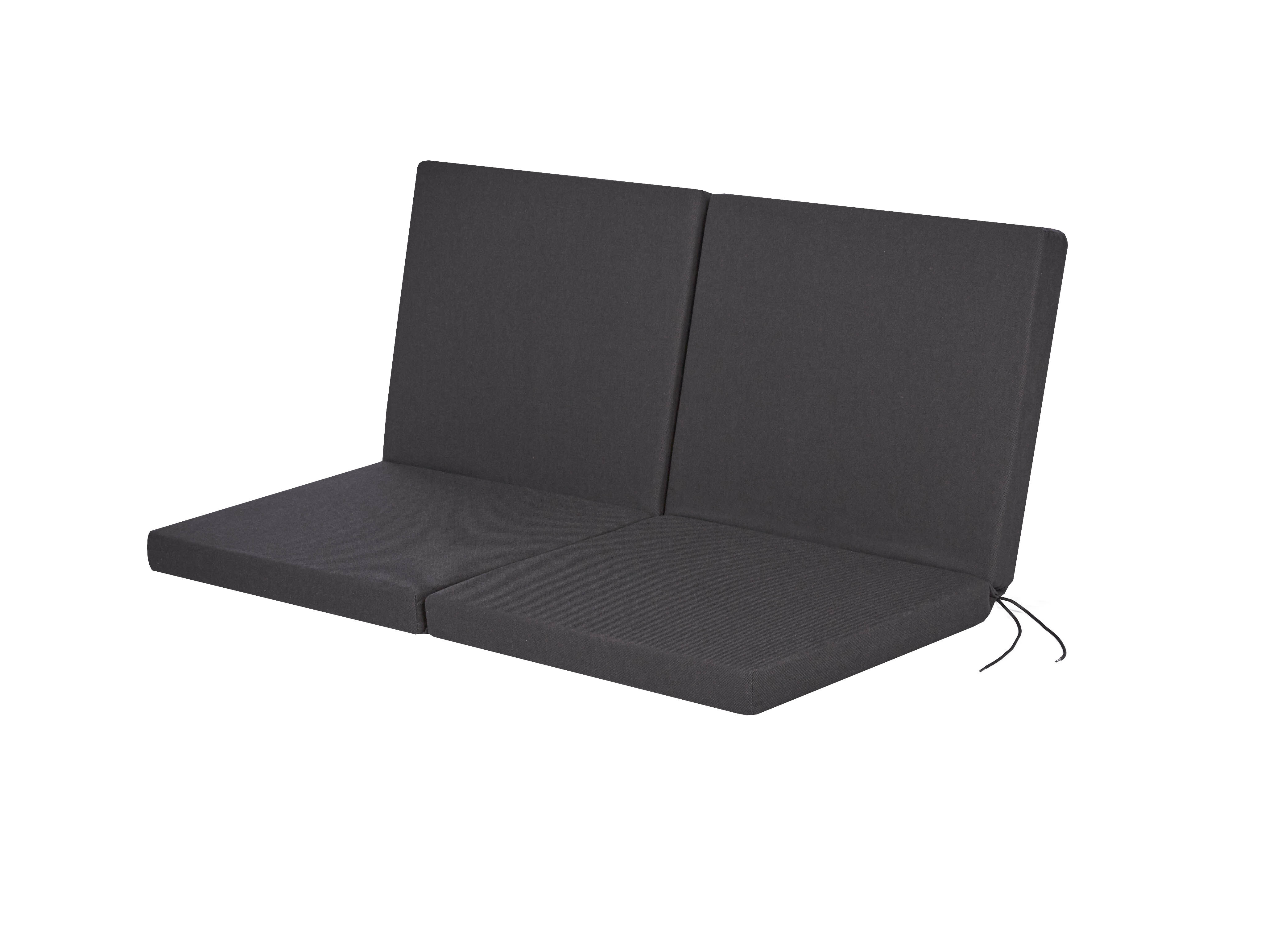 Talen Buitenmeubelen voor 2-zitsbank Zeist en 2-zitsbank Lisse - Bankkussen - Antraciet - 119x96x6cm - Antraciet