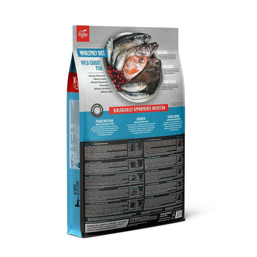 Orijen Whole Prey Six Fish Cat - Kattenvoer - 5.4 Kilogram - vis