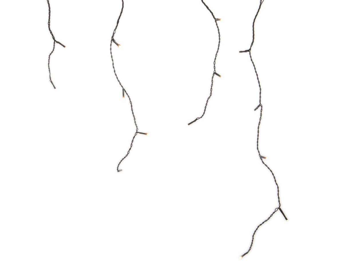 Lumineo Twinkelend - IJspegelverlichting - 175 - Warm wit - 75 cm