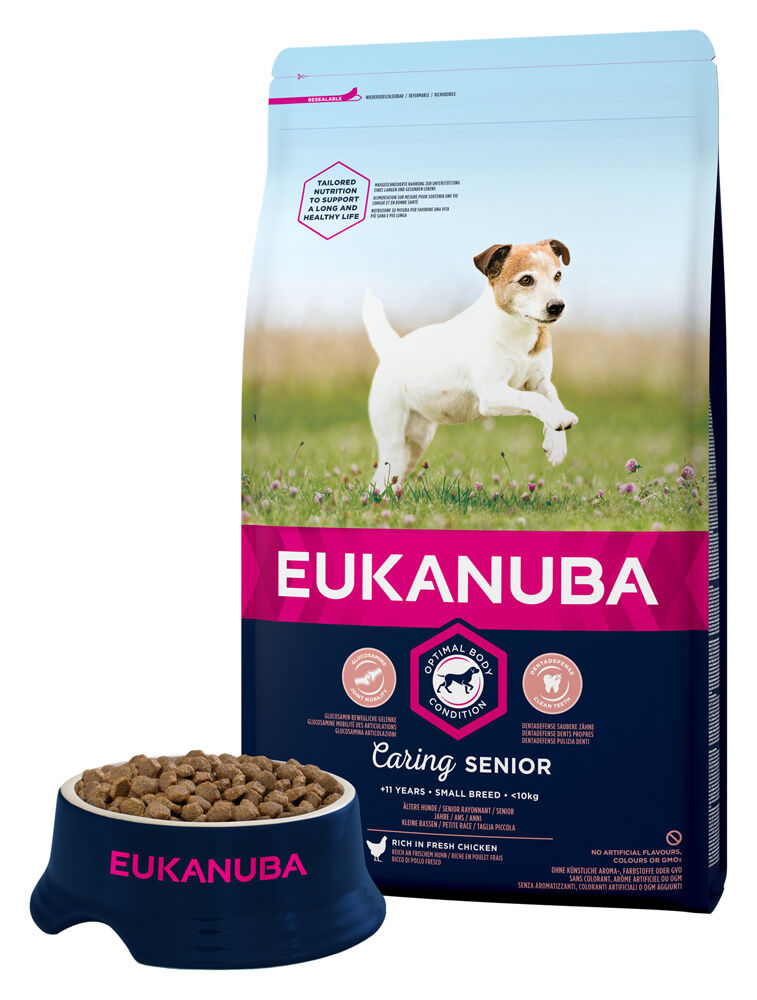 Eukanuba Caring Senior Small Breed - Hondenvoer - 3 Kilogram - kip