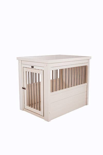 New Age Pet® InnPlace Crate - Hondenbench meubel - wit - 56x60x46 cm - S
