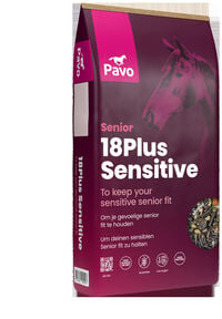 Pavo 18Plus Sensitivve - Paardenvoer - 15 Kilogram - Zak