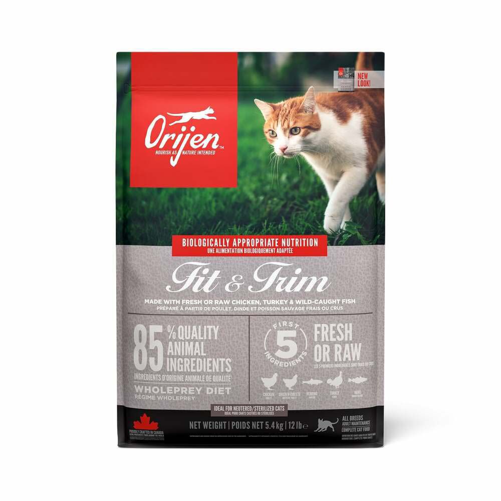 Orijen Whole Prey Fit - Trim Cat - Kattenvoer - 5.4 Kilogram - kip