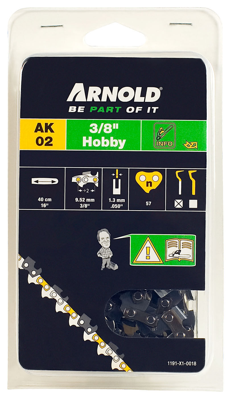Arnold AK02 3/8 1.3mm 57 schakels - Zaagketting