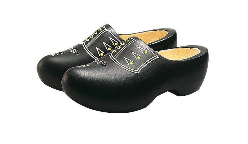 Gevavi - Houten klompen - Zwart - 24 cm/mt 37