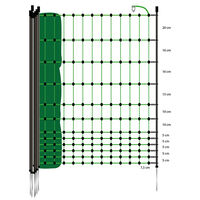Gallagher Kippennet Enkele pen - Afrasteringsnetten - 50m - 21 cm - Groen - 130 cm - 5000 cm
