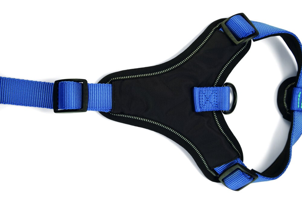 Beeztees Premium Parinca - Y-tuig Hond - blauw - 84 tot 100 cm