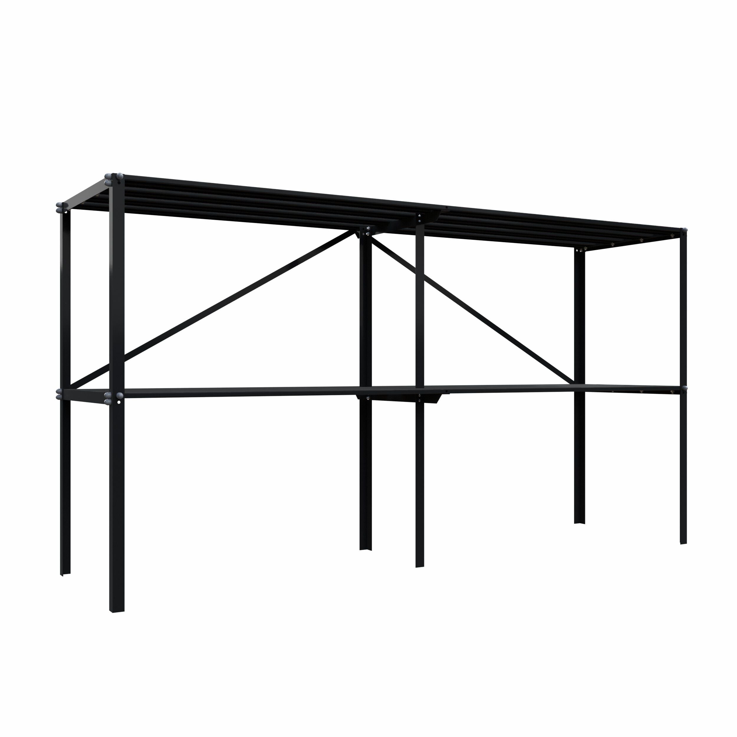 Royal Well - Kweektafel - Zwart - 90x185x45 cm