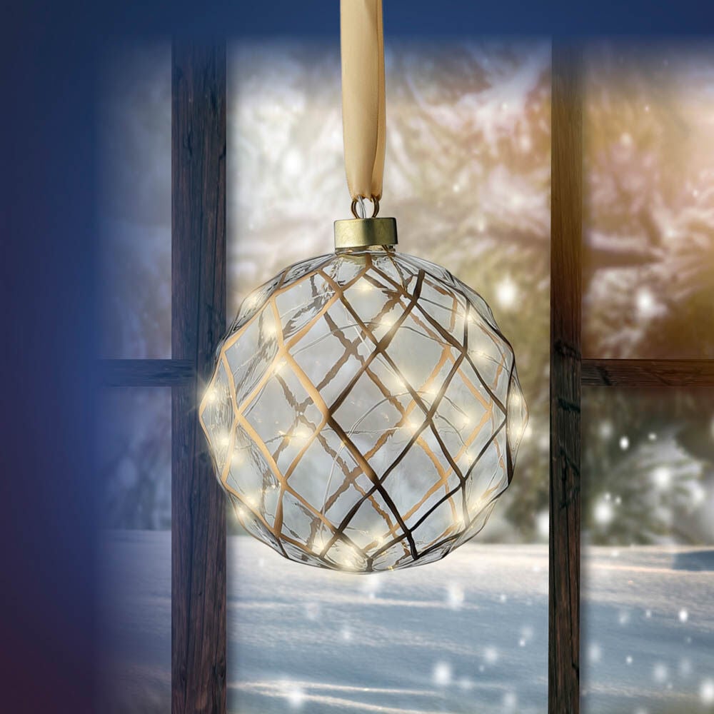 Lumineo LED Bal - Hanglamp - 30 - Wit - Warm wit