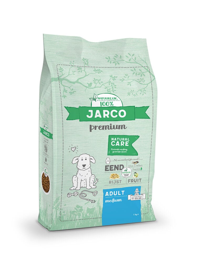 Jarco Dog Medium Adult - Hondenvoer - 12.5 Kilogram - eend Jarco Dog Medium Adult - Hondenvoer - 12.5 Kilogram - eend