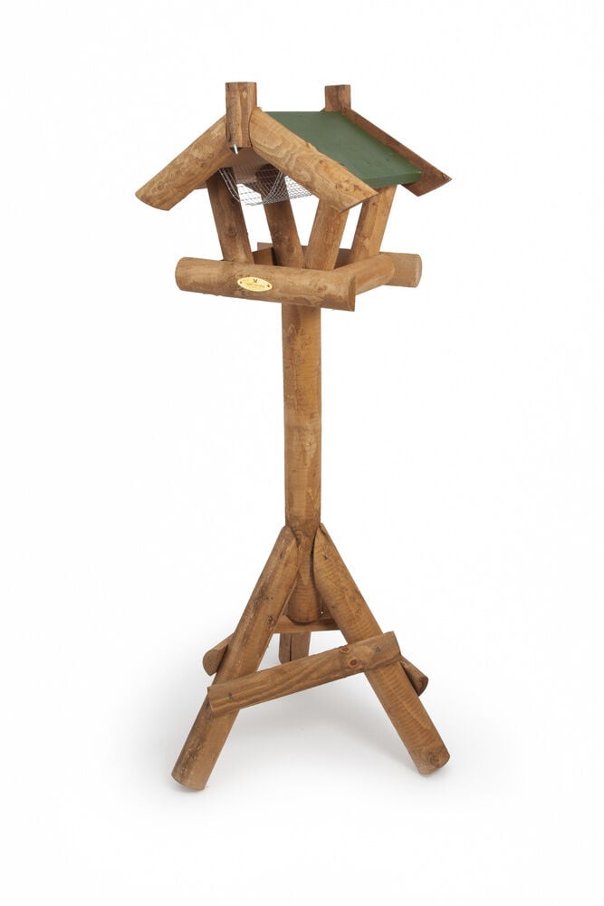 Vogelbescherming Voederhuis op paal -  Met Pindakaashouder