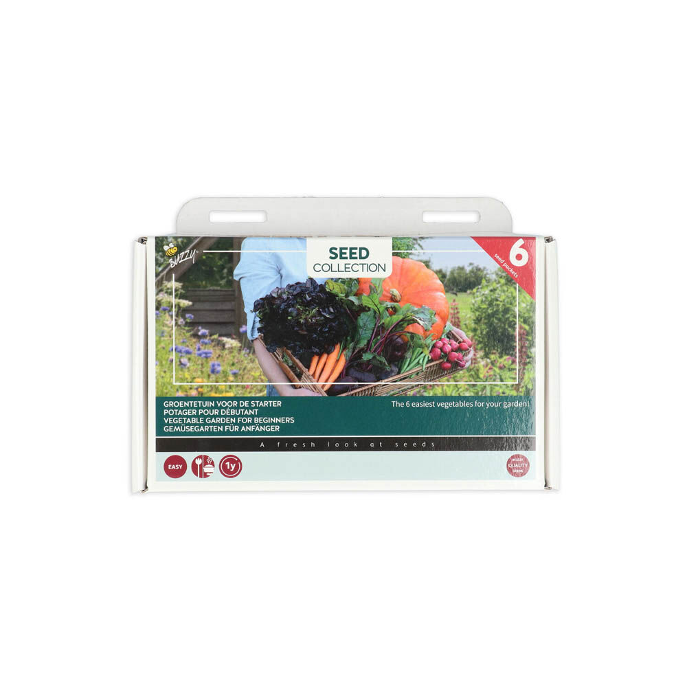 Buzzy Collection 6 Groentetuin Voor de starter - Groentezaden Buzzy Collection 6 Groentetuin Voor de starter - Groentezaden