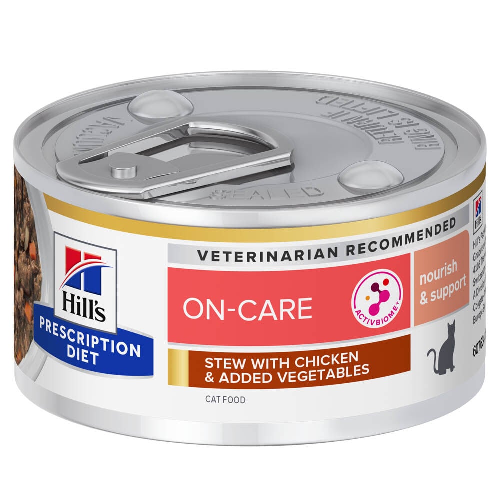 Hill's Prescription Diet On-Care Nourish & Support - Kattenvoer - 82 Gram - groente, kip Hill's Prescription Diet On-Care Nourish & Support - Kattenvoer - 82 Gram - groente, kip