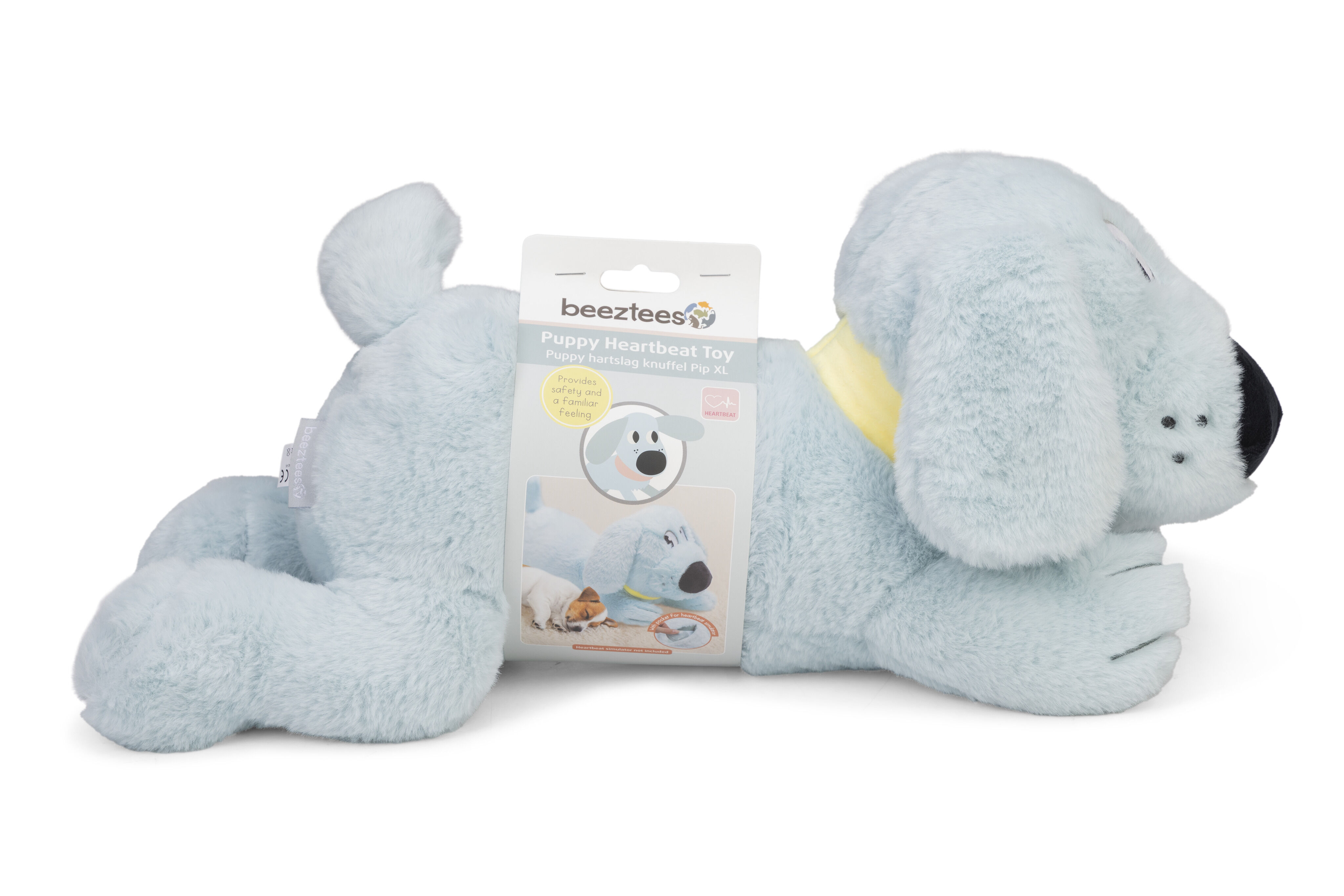 Beeztees Pip Knuffel - Puppyspeelgoed - Blauw - 50x20x21 cm