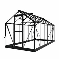 Royal Well Mary IV - Tuinkas - Zwart - 241x212x425 cm - Veiligheidsglas