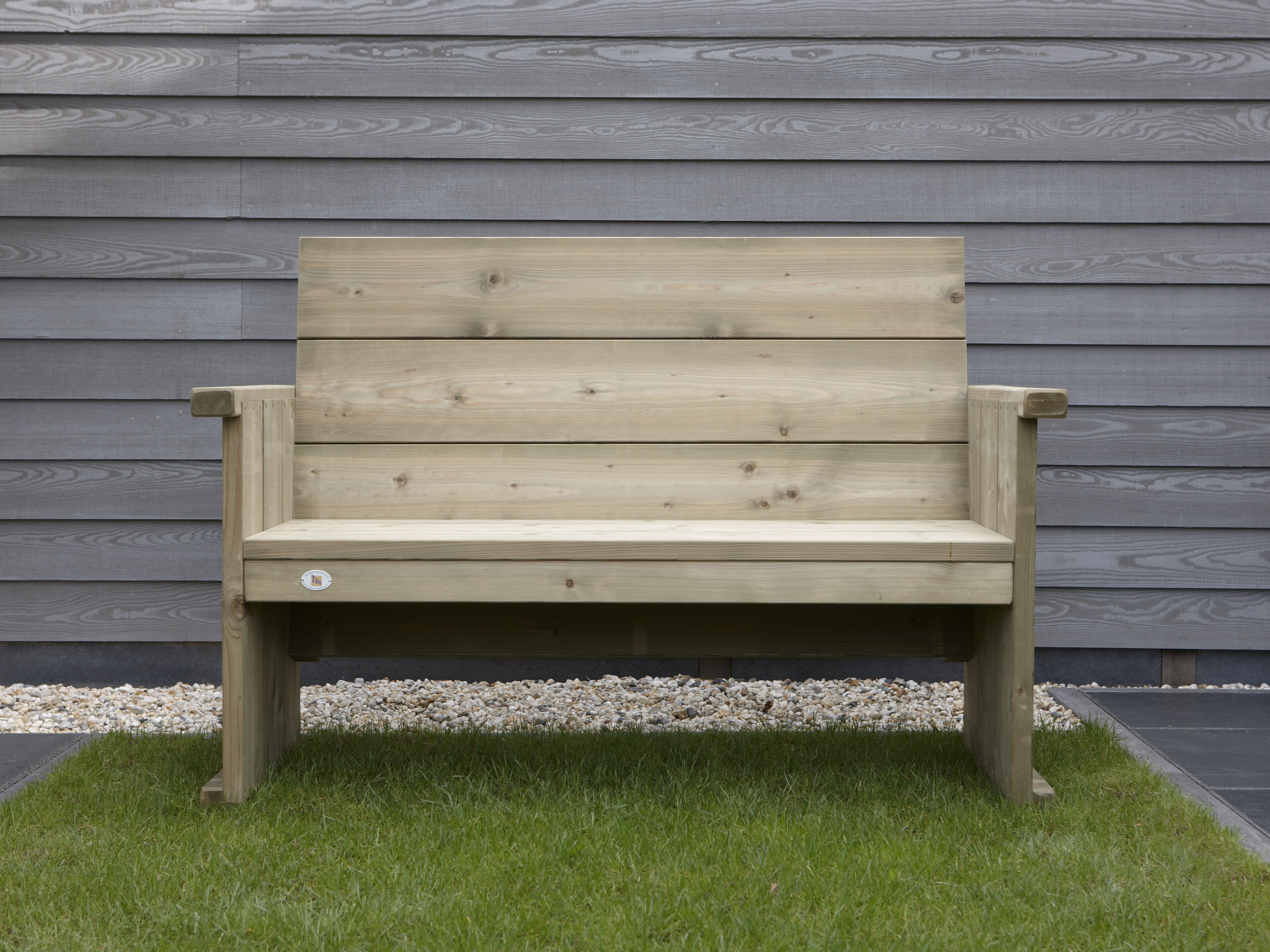 Talen Buitenmeubelen Lisse - Tuinbank - Bruin - 93x60x127 cm