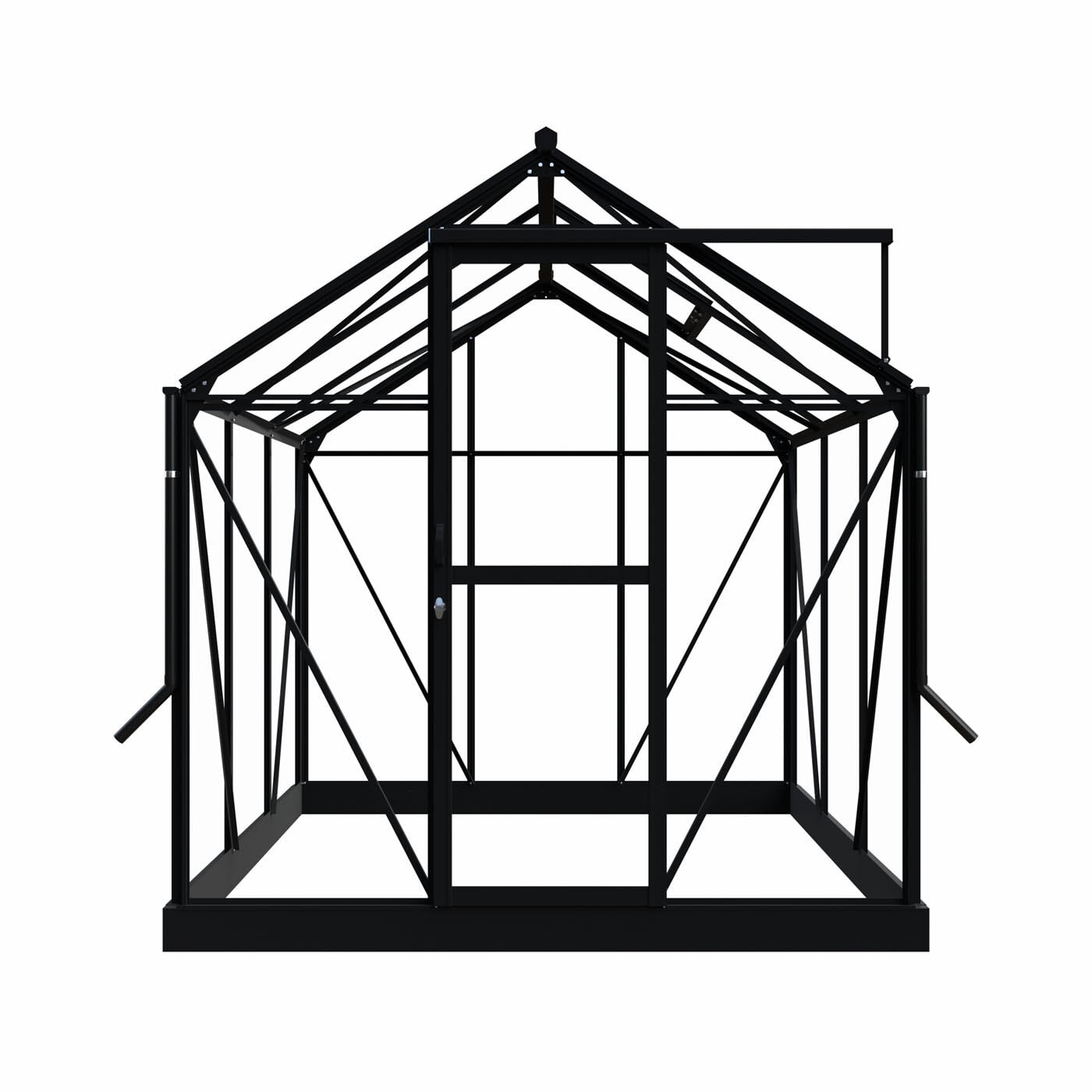Royal Well Mary I - Tuinkas - Zwart - 241x212x222 cm - Veiligheidsglas