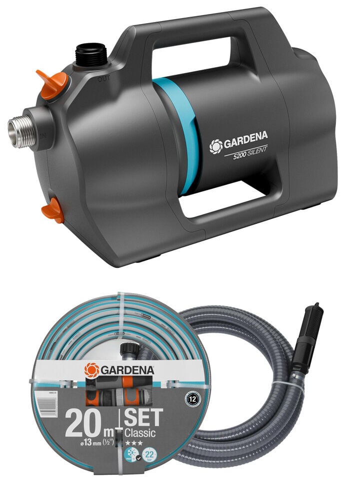 Gardena 5200 Silent Set - Beregeningspomp