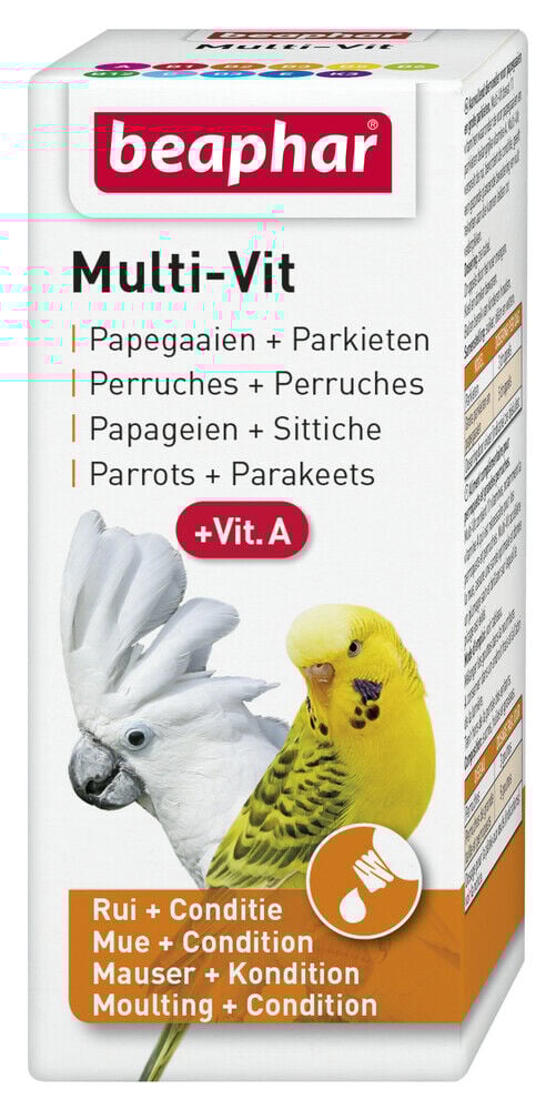 Beaphar - Multi-Vitamine Papegaaien en parkieten