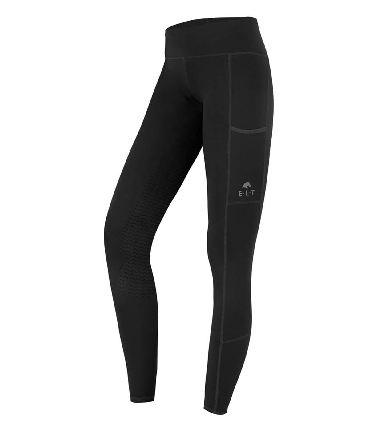 ELT Ella Thermo - paardrijlegging - Zwart - 152 ELT Ella Thermo - paardrijlegging - Zwart - 152