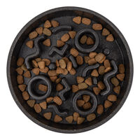 District 70 slow feeder - Voerbak - Grijs - 13.5x13.5x2.6 cm