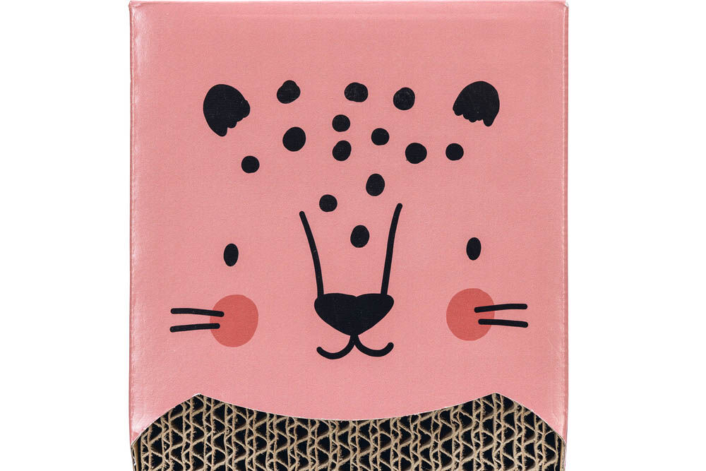 Beeztees Luipaard - Krabplank - Roze - 1x45x1 cm