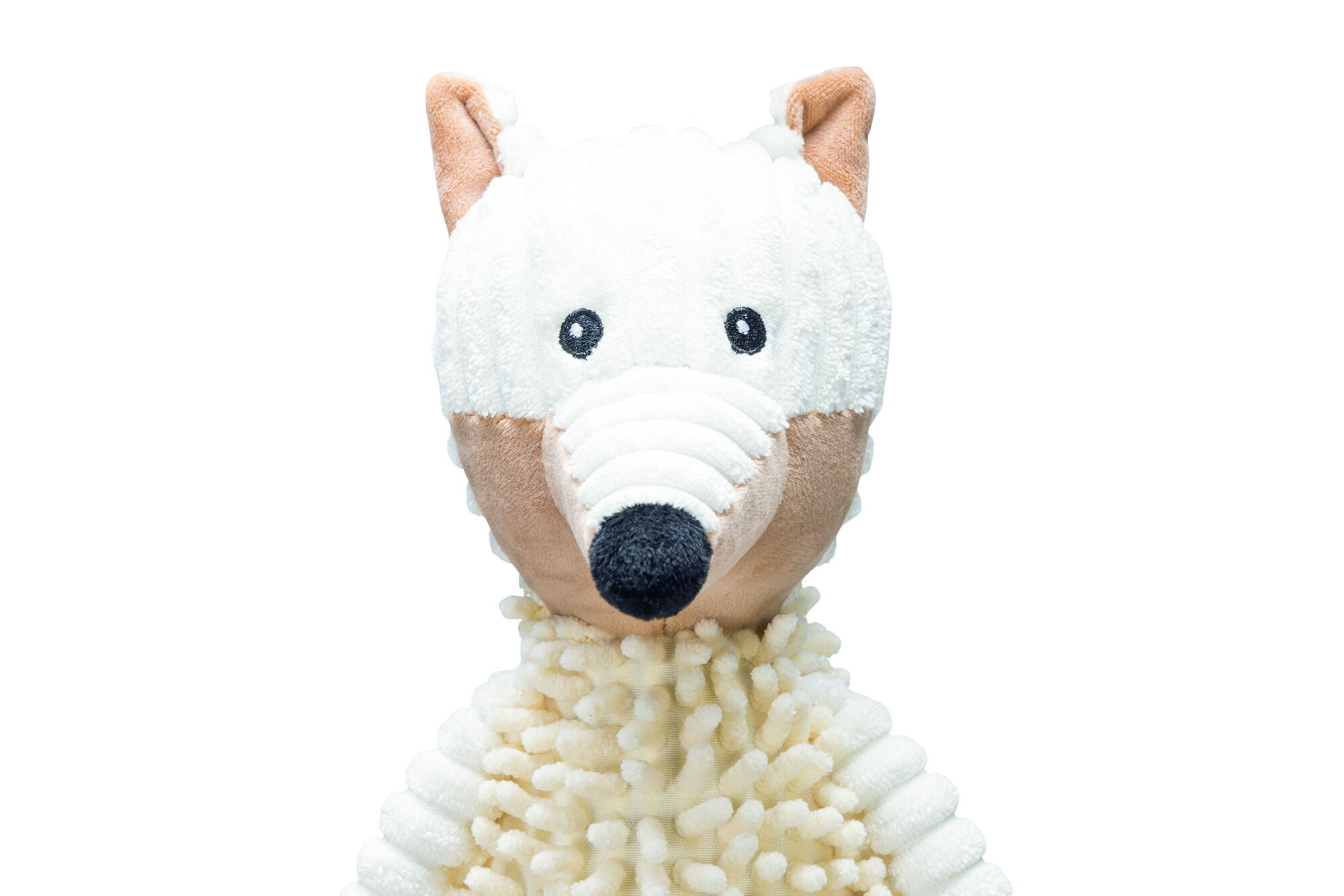 Beeztees Eco Vos Juno - Knuffel - Hondenspeelgoed - beige