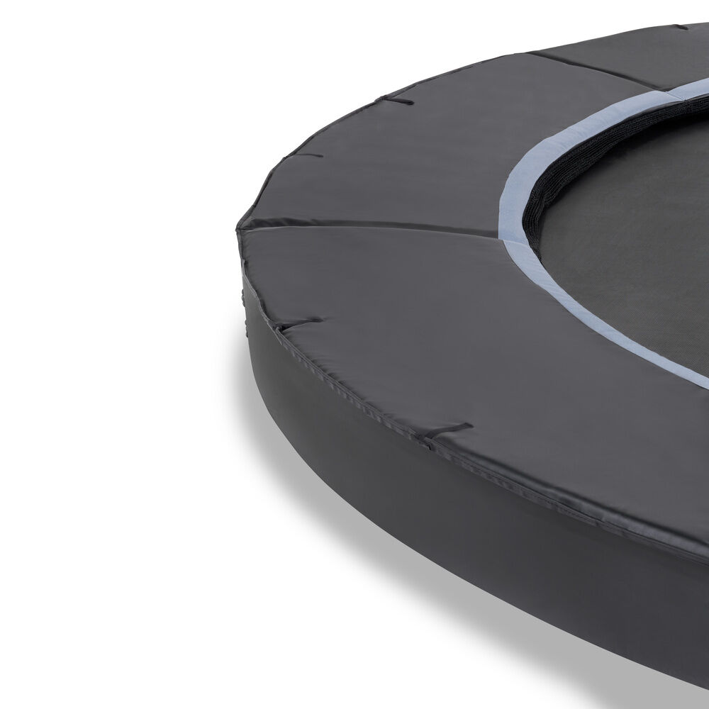 EXIT Dynamic groundlevel - Trampoline - Zwart - 366 cm