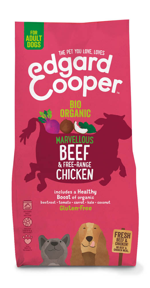 Edgard & Cooper Adult Biologisch - Hondenvoer - 7 Kilogram - rund