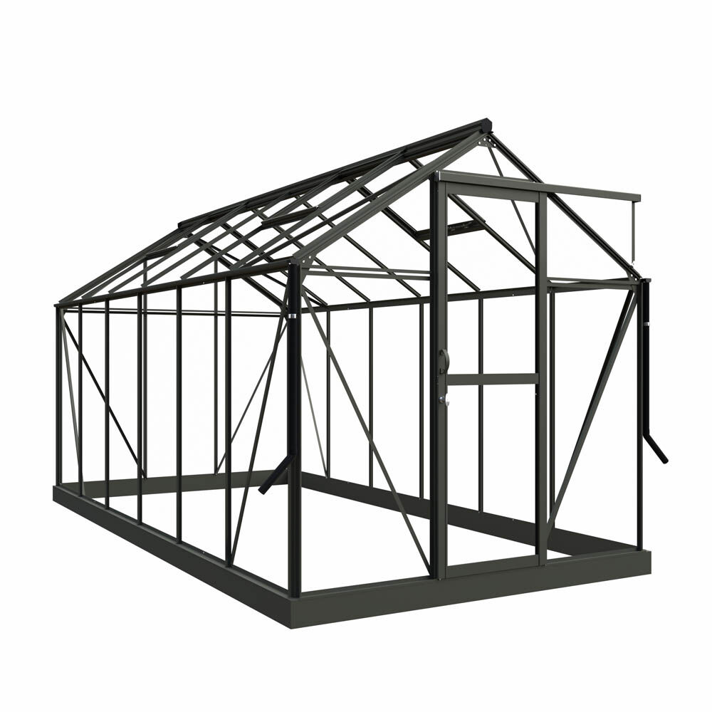 Royal Well Mary IV - Tuinkas - Groen - 241x212x425 cm - Veiligheidsglas Royal Well Mary IV - Tuinkas - Groen - 241x212x425 cm - Veiligheidsglas