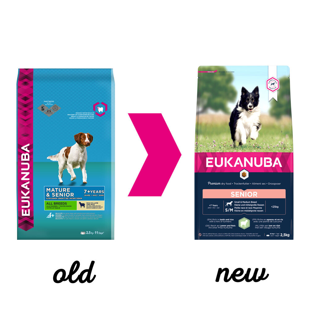 Eukanuba Dog Mature & Senior - Hondenvoer - 2.5 Kilogram - gevogelte, lam, rijst