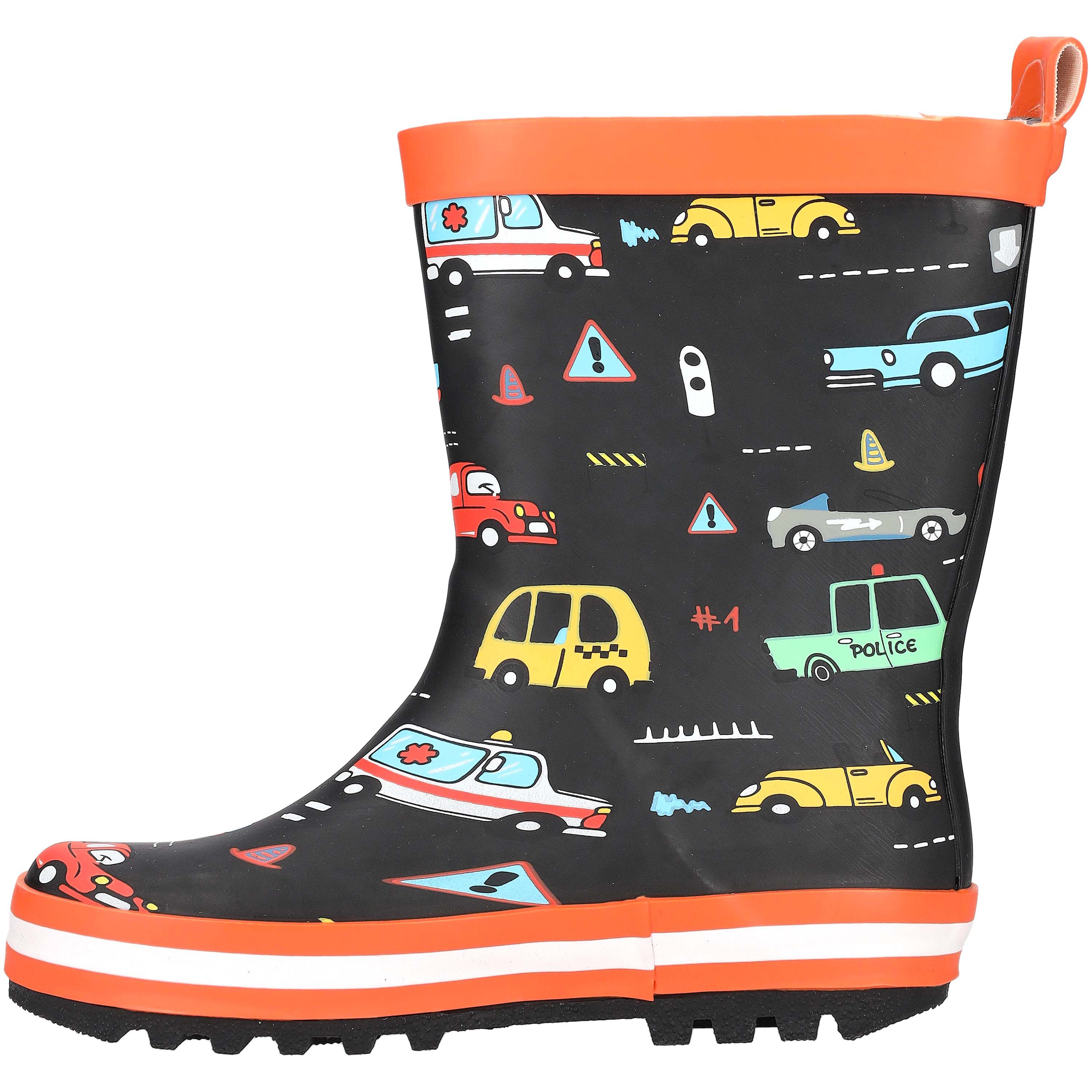 Gevavi Traffic - Regenlaars kind - Zwart/Oranje - 26