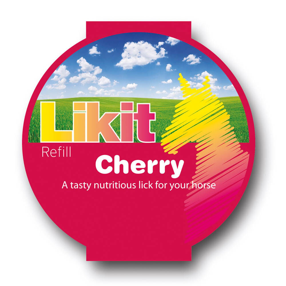 LIKIT Kers Liksteen - Paardensnoepjes - 250 Gram - Kers LIKIT Kers Liksteen - Paardensnoepjes - 250 Gram - Kers