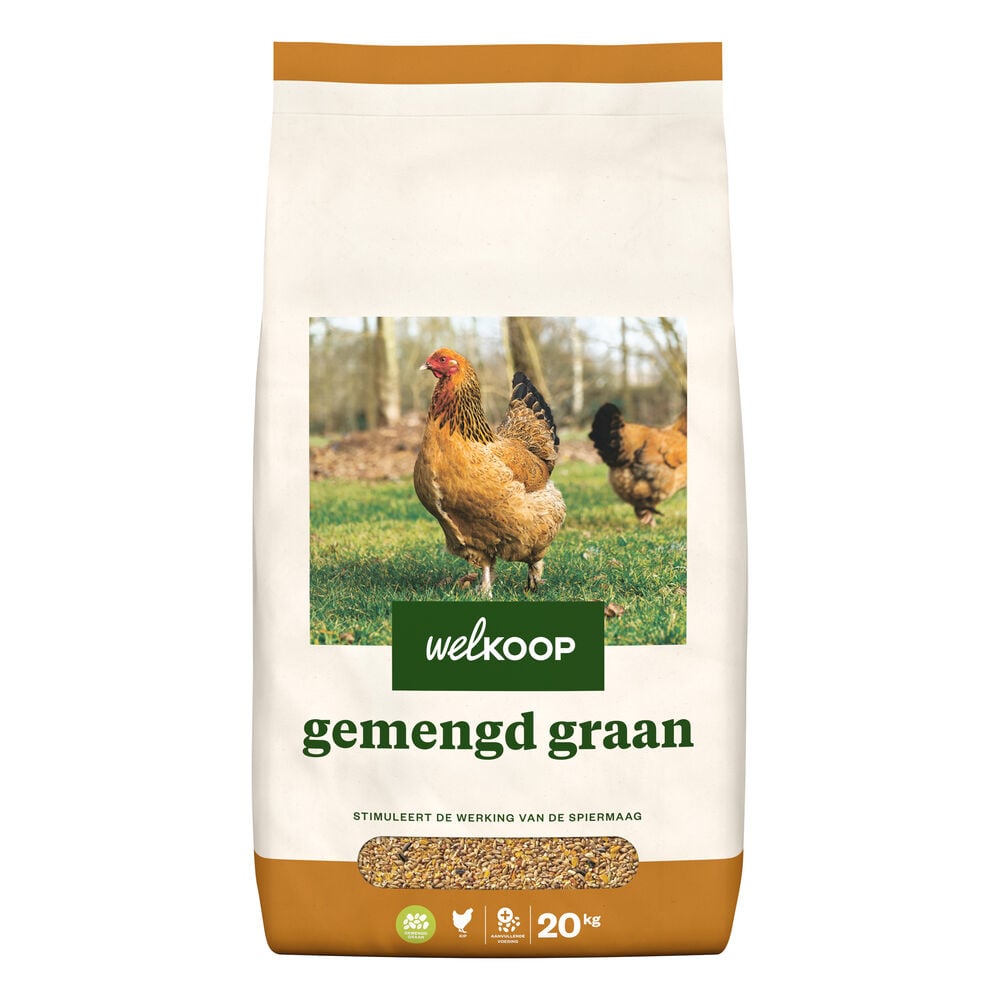 Welkoop Gemengd graan - Kippenvoer - 20 Kilogram Welkoop Gemengd graan - Kippenvoer - 20 Kilogram