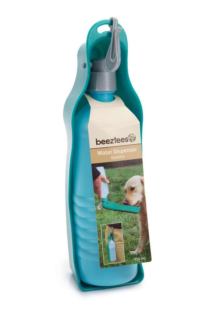 Beeztees Draagbaar - Drinkfles - Blauw - Large