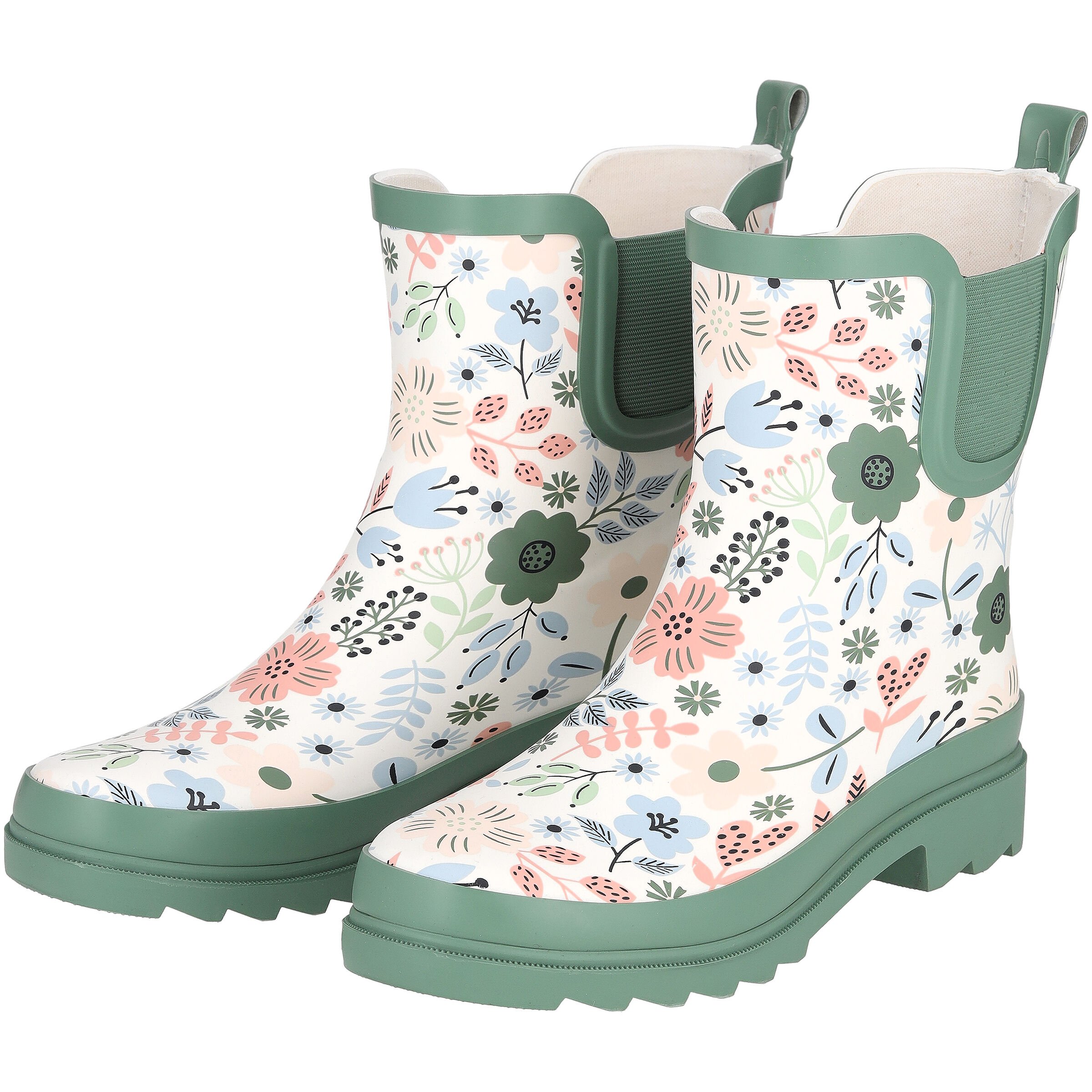 VELESTE Bloem - Regenlaarzen - Groen - 41