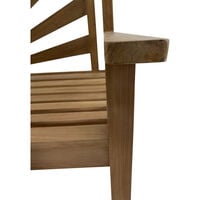 Lesli Living Sunburst - Tuinbank - Teak - 96x64x156 cm