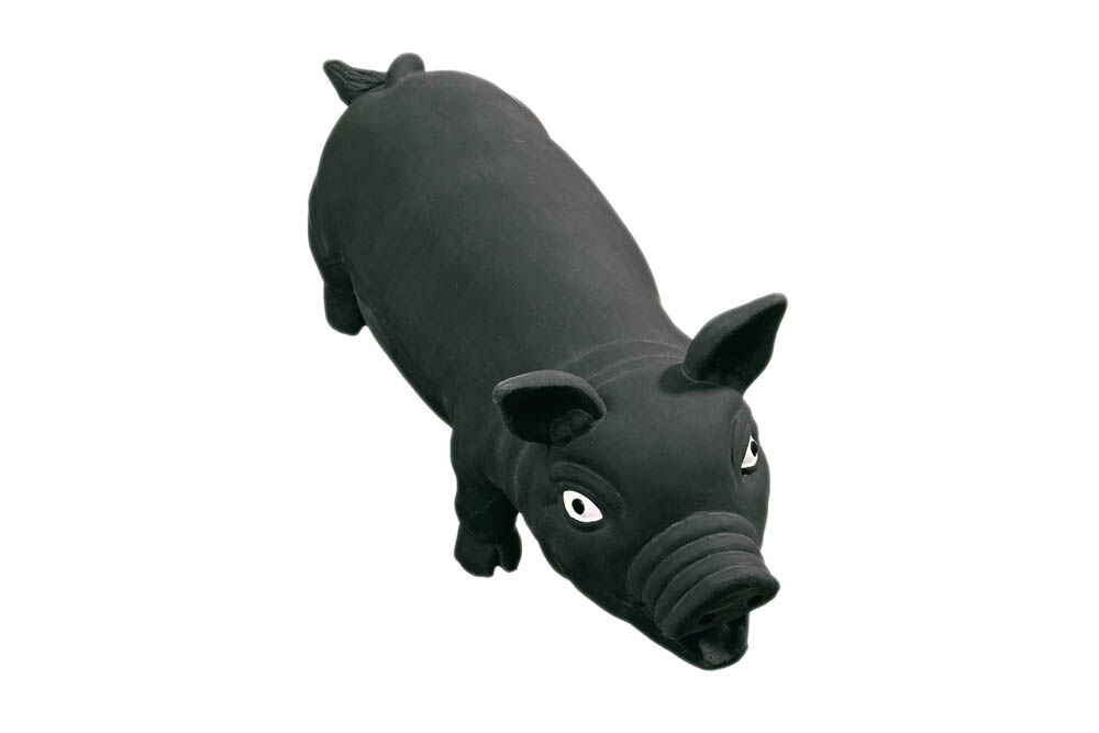 Karlie Varken - Knuffel - Hondenspeelgoed - Zwart - 11x9x33 cm Karlie Varken - Knuffel - Hondenspeelgoed - Zwart - 11x9x33 cm