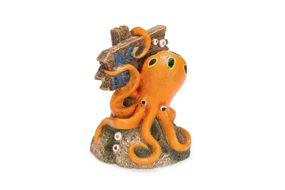 Beeztees No Fishing Octopus - Aquarium Ornament