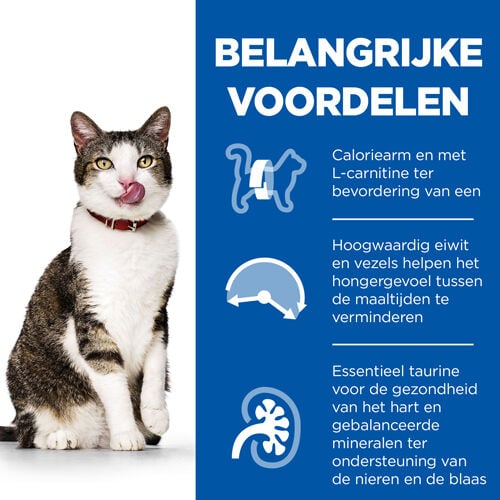 Hill's Science Plan Senior Light - Kattenvoer - 1.5 Kilogram - kip