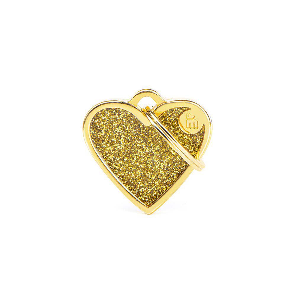 My Family Hart Glitter - Hondenpenning
