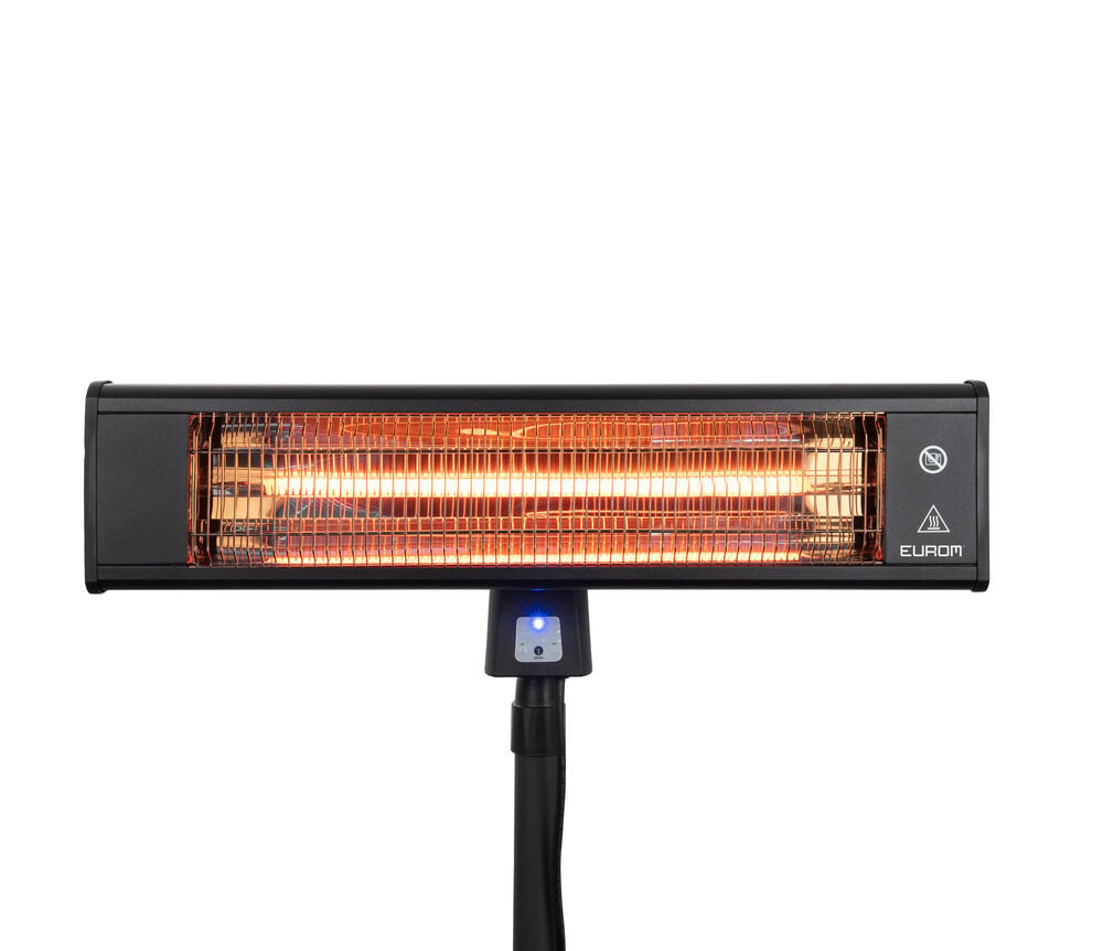 Eurom TH1800S - Staande terrasverwarmer - Grijs - 1800 W
