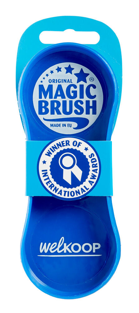 Welkoop Magic Brush - Borstel - Blauw - 3.5x6.5x18.5 cm Welkoop Magic Brush - Borstel - Blauw - 3.5x6.5x18.5 cm