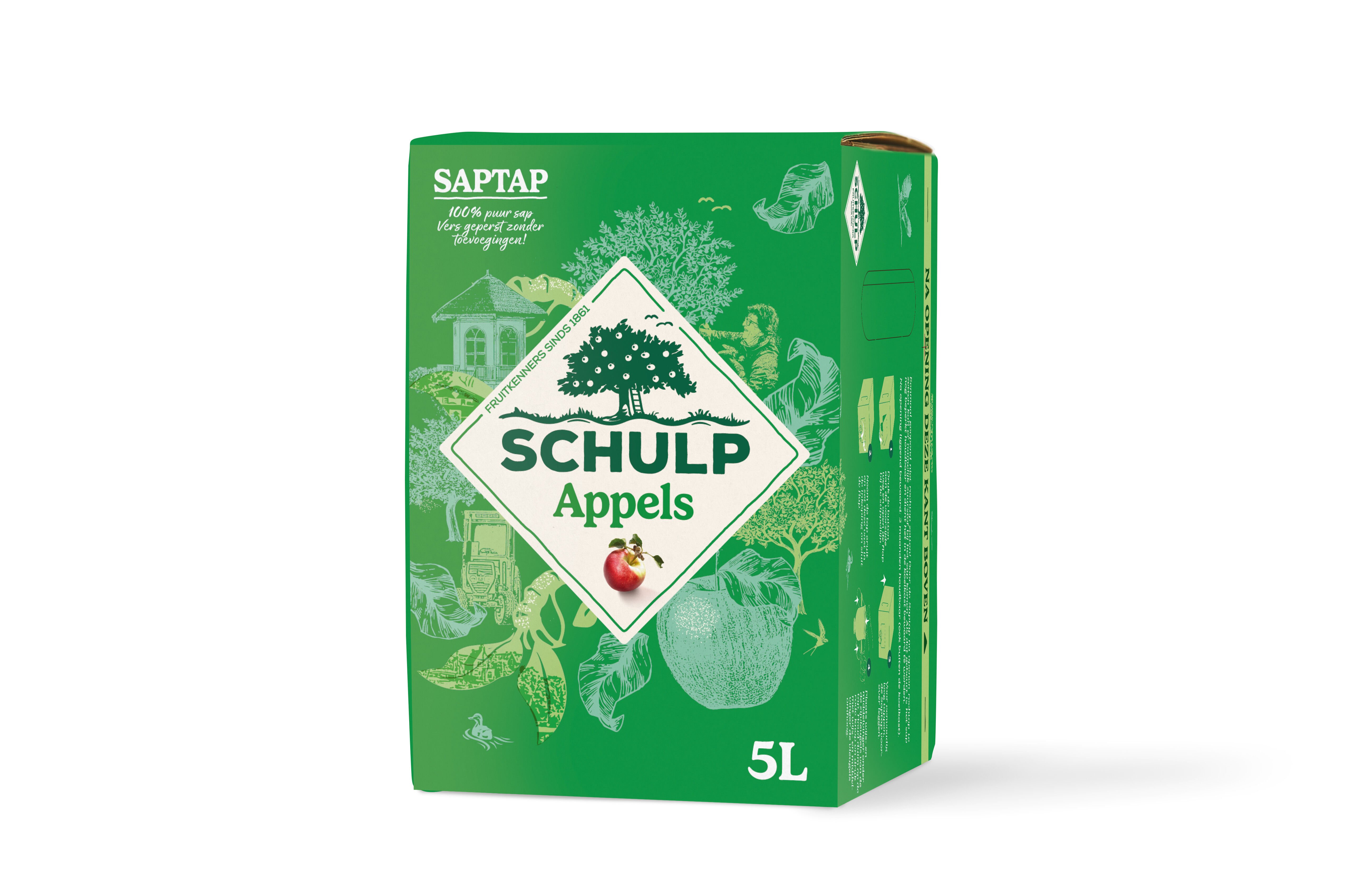 Saptap - Appelsap 5 L