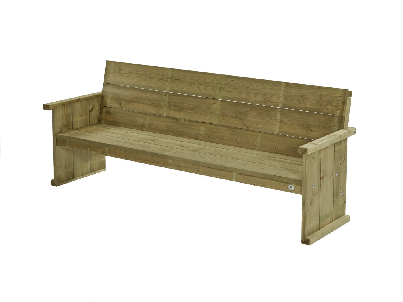 Talen Buitenmeubelen Lisse - Tuinbank - Bruin - 93x60x230 cm Talen Buitenmeubelen Lisse - Tuinbank - Bruin - 93x60x230 cm