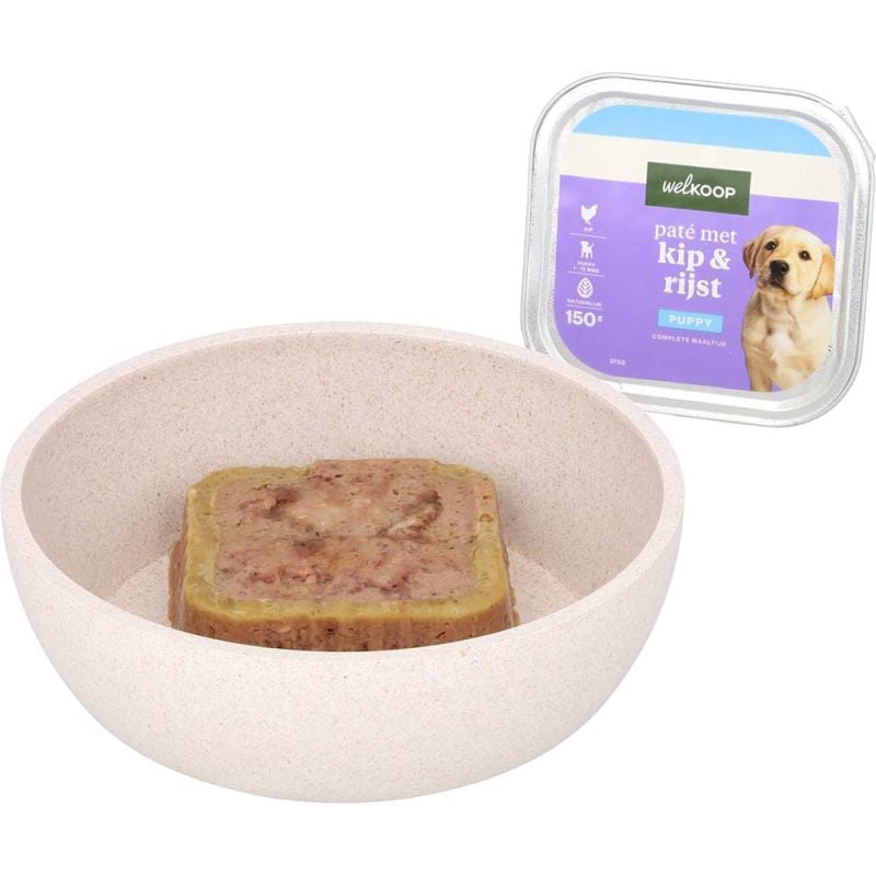 Welkoop Paté Puppy - Hondenvoer - 150 Gram - rijst