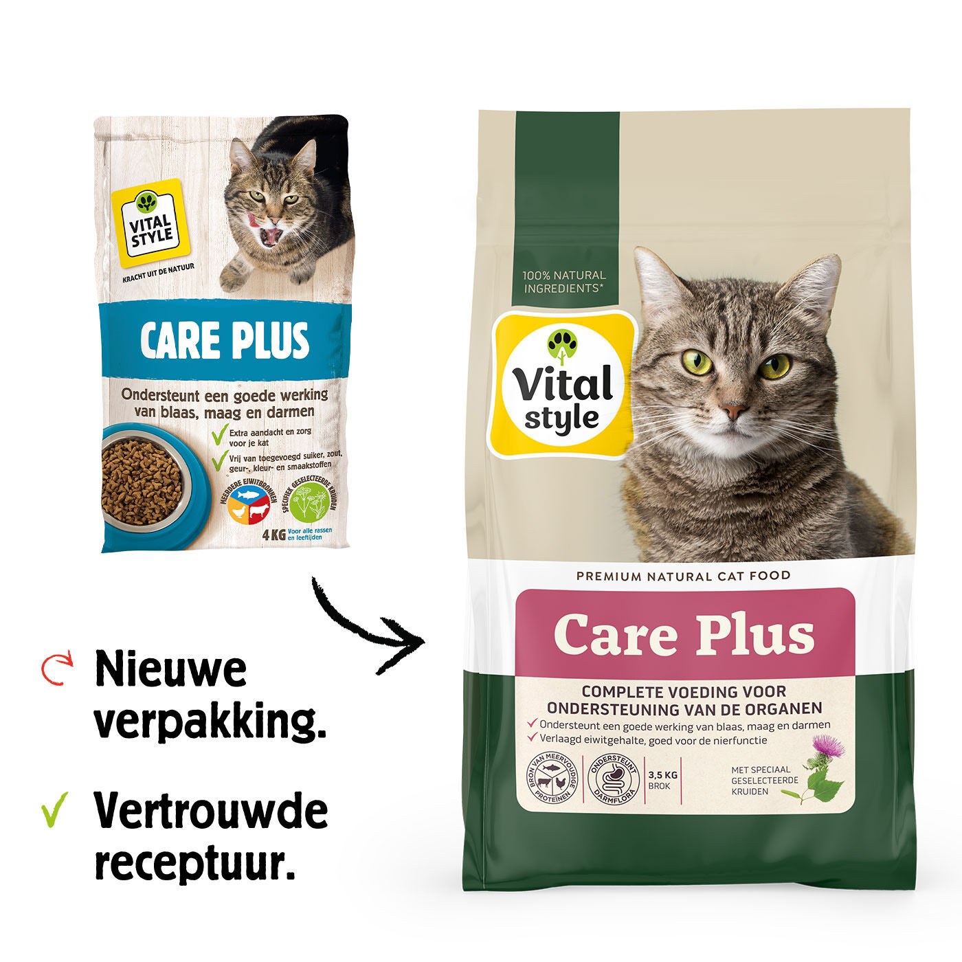 Vitalstyle Care Plus - Kattenvoer - 3.5 Kilogram