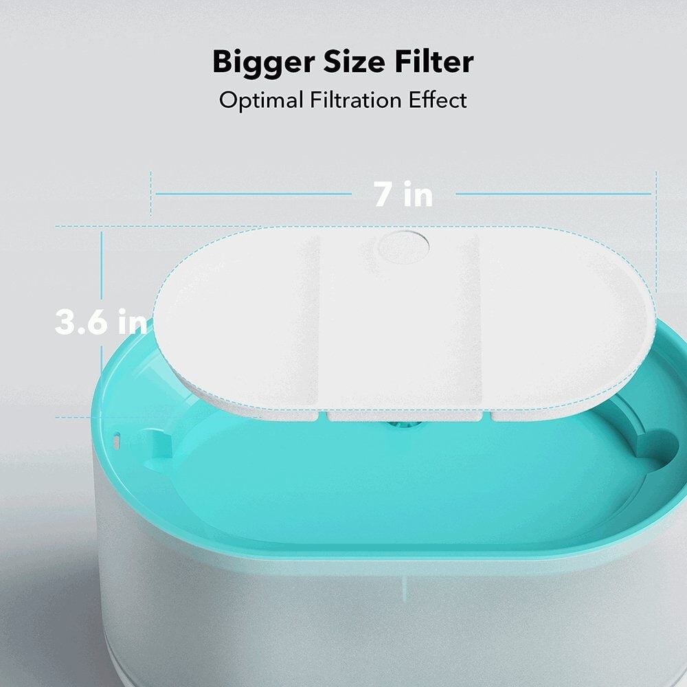 PETLIBRO Capsule Waterfontein - Vervangingsfilter - Zwart/Wit - 7.5x19x9.2 cm